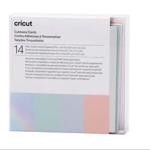 Cricut Cutaway Cards - Pastel Sampler
